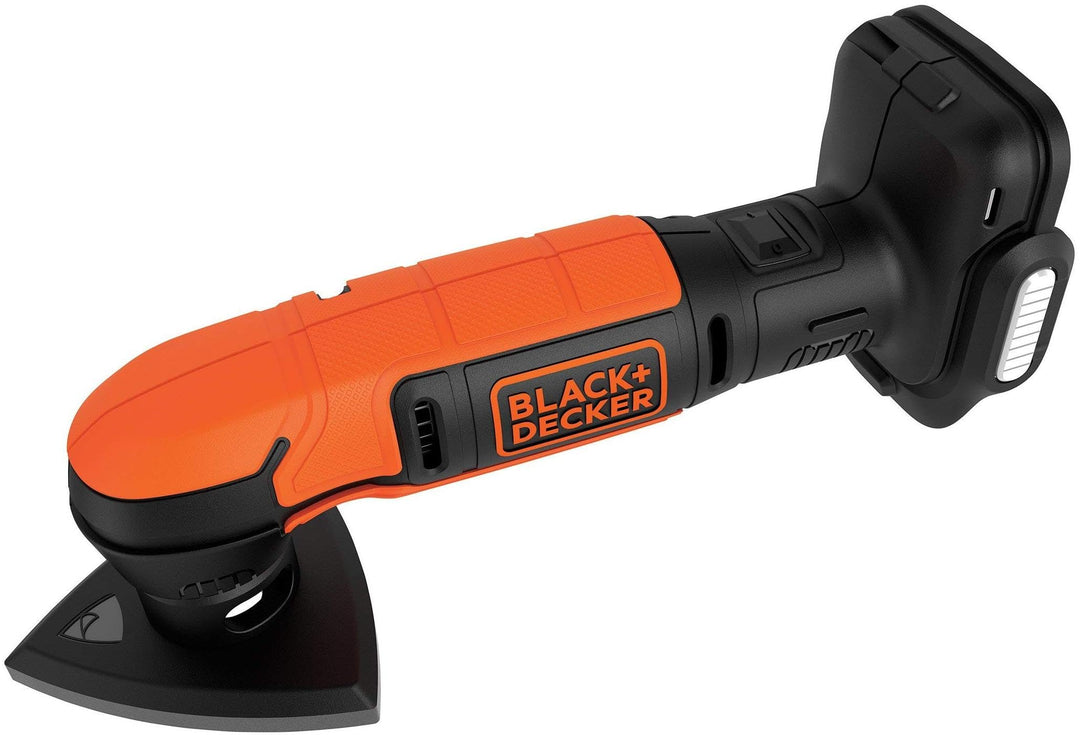 Black+Decker Akku-Deltaschleifer BDCDS12N (12V, Leerlaufschwingzahl 11.000 min-1, Anschluss für Stau