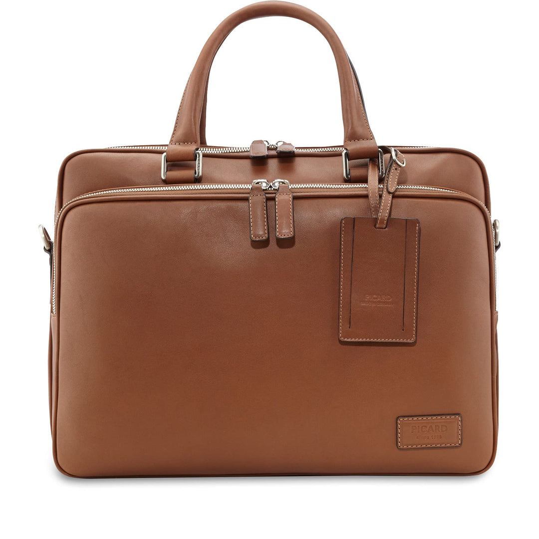 Picard Herren Laptoptasche AUTHENTIC aus Rindsleder OneSize | mit Reissverschluss | Laptoptasche | B