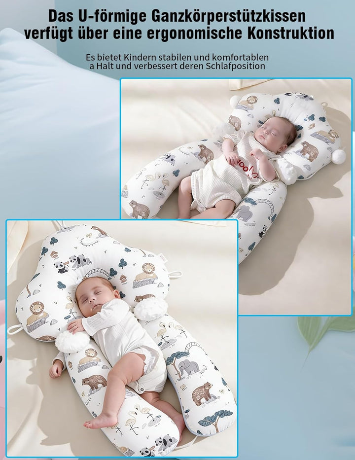 Kissen, U Förmiges Design 65x 42 cm, Eine Bequeme Schlafposition für den Benutzer Schaffen, Waschbar