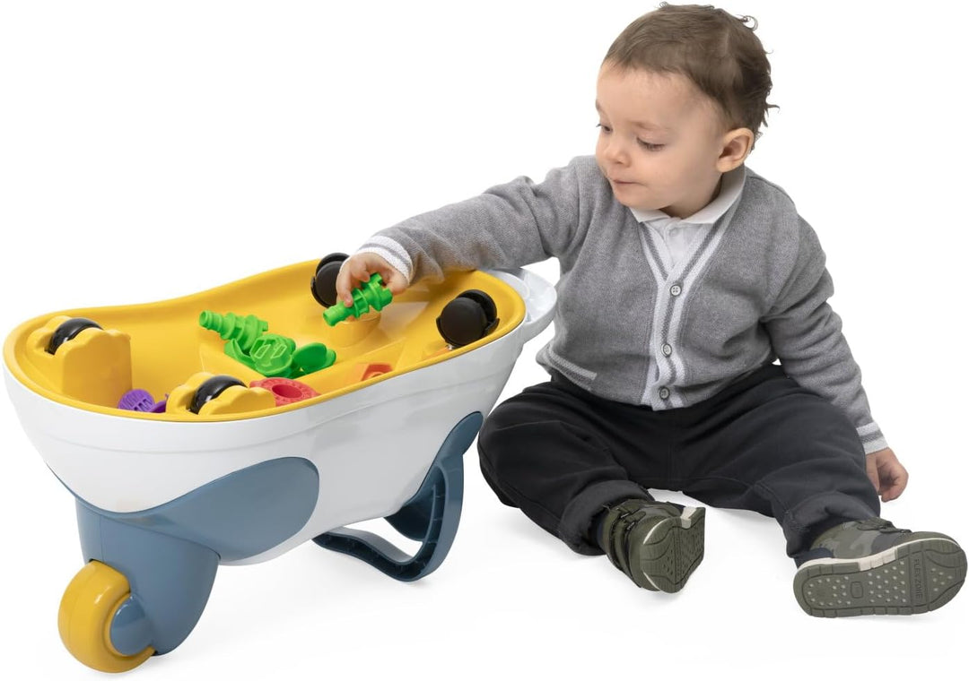Chicco, 3in1 Panda, Rutscher mit Schwenkbaren Rädern, Schubkarrenmodus, Montessori-Unterteilungsfach