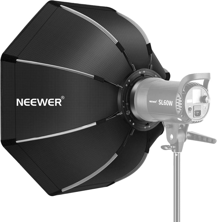 NEEWER 90cm achteckige Softbox mit Schnellspanner, mit Bowens-Halterung, Tragetasche, kompatibel mit