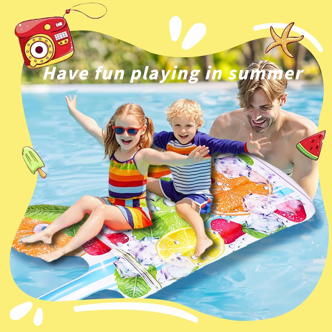 ACTOYS Luftmatratze Pool, Luftmatratze Wasser, XXL, Wassermatratze, Schwimmmatratze, Schwimmmatte, P