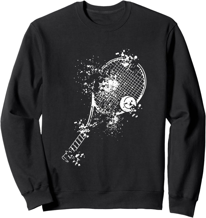 Tennistrainer | Vintage Tennisball Tennisschläger Training Sweatshirt