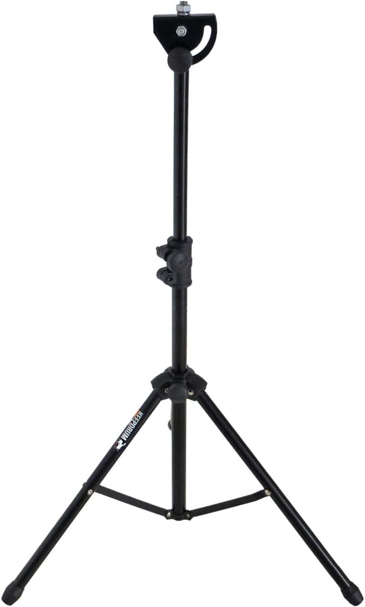 keepdrum DPS Übungspadständer Drum Practice Pad Stand Stativ Ständer mit Tasche