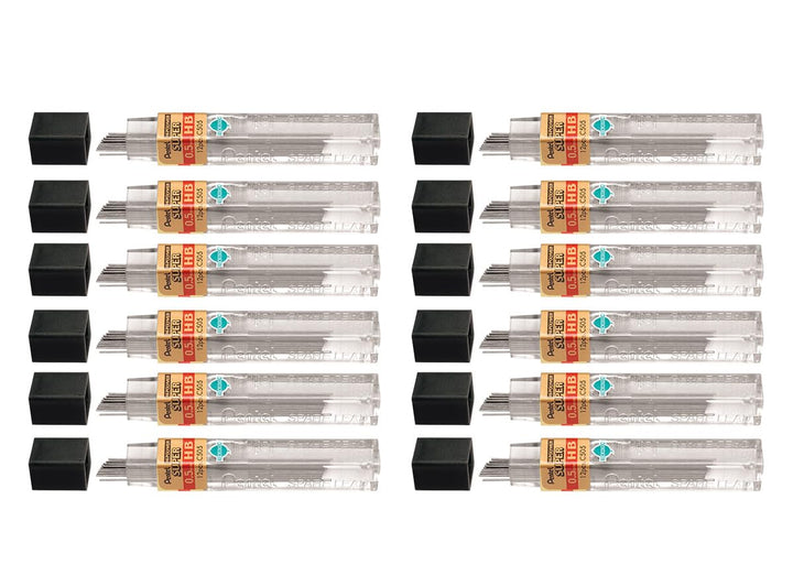 Pentel C505-HB Hochpolymer-Ersatzmine extra stark in 12er Röhre HB 0,5 mm 12 Röhren