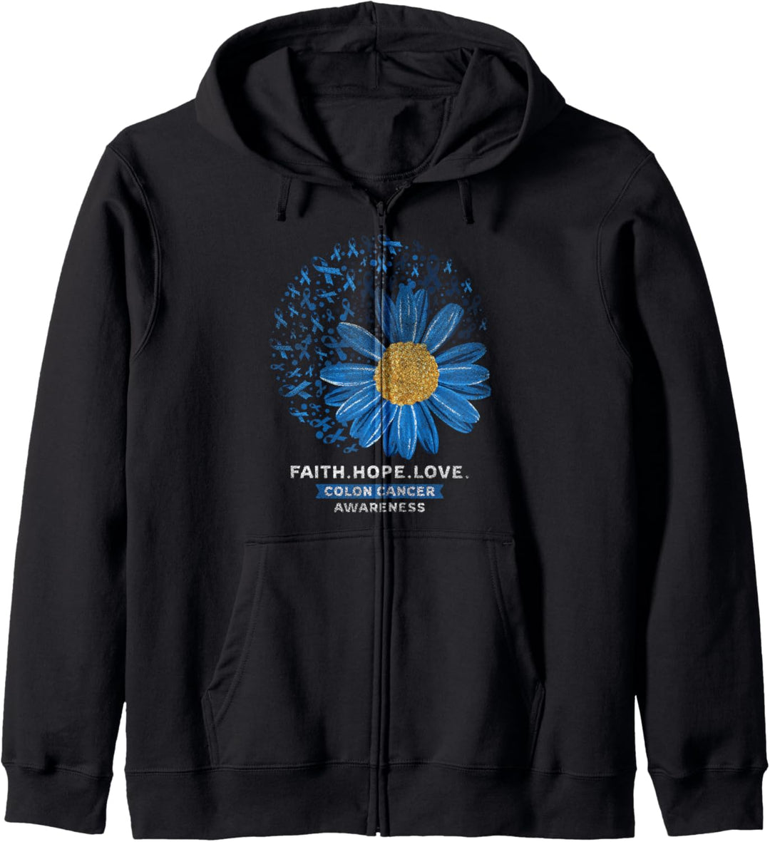 Dick-Darmkrebs Krieger Geschenk Papa Mama Opa Kapuzenjacke