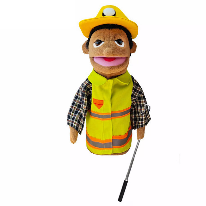 Theater-Handpuppen für Kinder,inklusive Lehrer,Polizist,Bauer,Pirat,Detektiv usw.mit beweglichen off