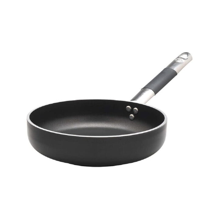 Töpfe Agnelli Alblack Pan Aluminium, Stärke 5 mm, 10 mm Induktions Fund, schwarz, 20 cm, 20 cm