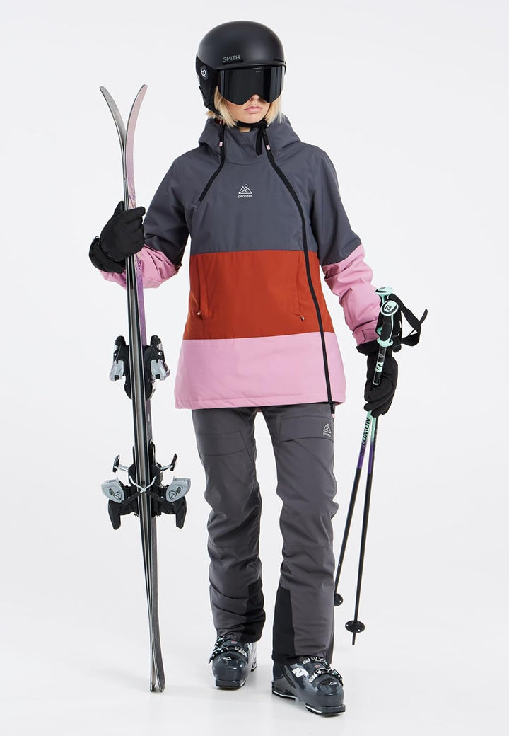 Protest Damen Ski- Und Snowboardjacke PRTLIMIA S Shadow Grey, S Shadow Grey