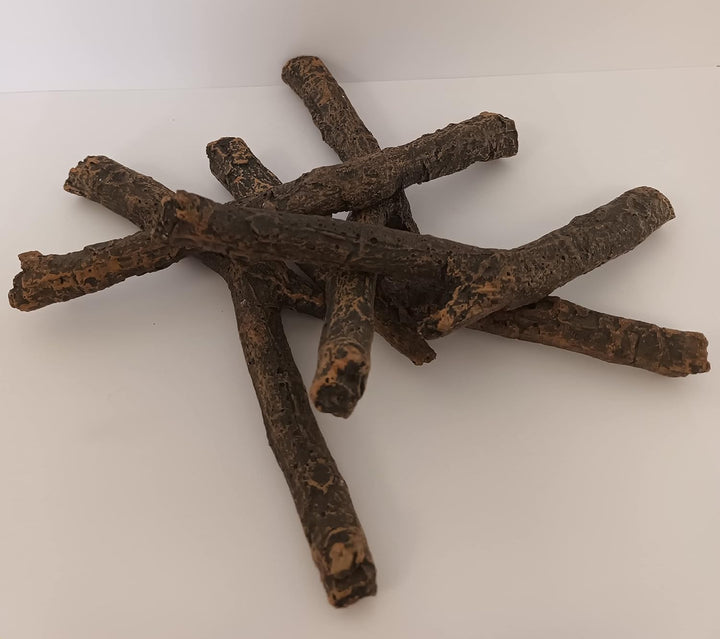 CHEMIN'ARTE Set mit 5 dekorativen Holzscheiten in Holzoptik für Elektrokamine – Scheite ca. 12 cm gr