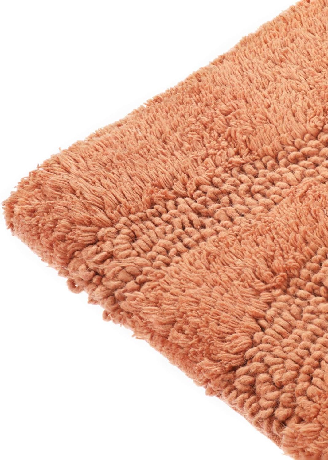 RugVista Badematte Breeze, 80 x 50 cm, Rechteckig, Mittelflor, Anti-Rutsch, Moderner Badteppich, Mas