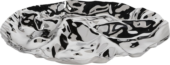 Alessi Pepa Hors-D'Oeuvre/Set Antipastiplatt 4 Abteilungen, Edelstahl 18/10 glänzend poliert, 3.5 x