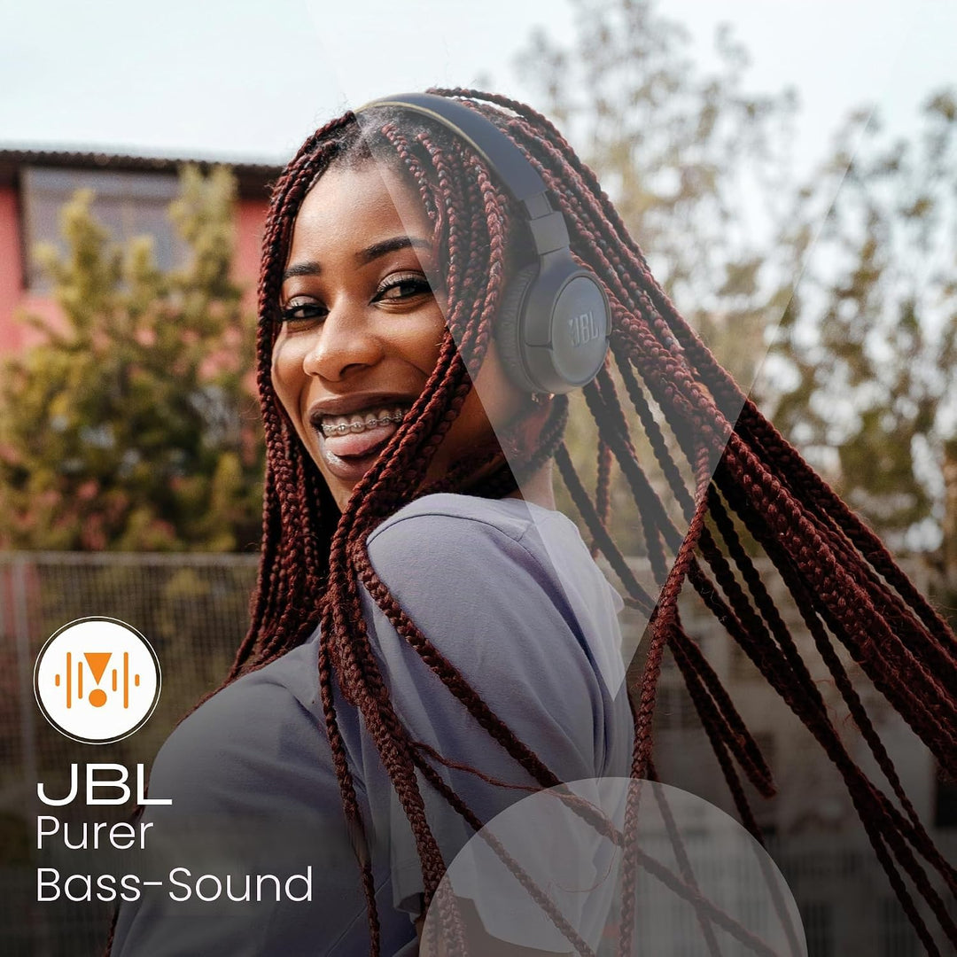 JBL Tune 520BT Bluetooth Kopfhörer Kabellos Over-Ear – JBL Pure Bass Sound, 57 Stunden Akku, Schnell