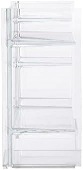 Kartell 9910B4 Regalsystem Sound Rack, transparent Cristallo, Cristallo