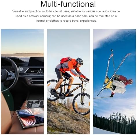 Fahrrad-Lenker-Kamera, wasserdicht, 1080P, Sportkamera für den Aussenbereich, WLAN, Anti-Shake, Weit