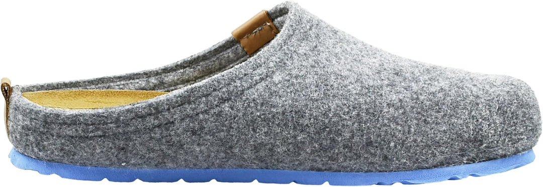 Rohde Herren, Männer, Pantoffeln, Hausschuhe,Wechselfussbett 40 EU Grau, 40 EU Grau