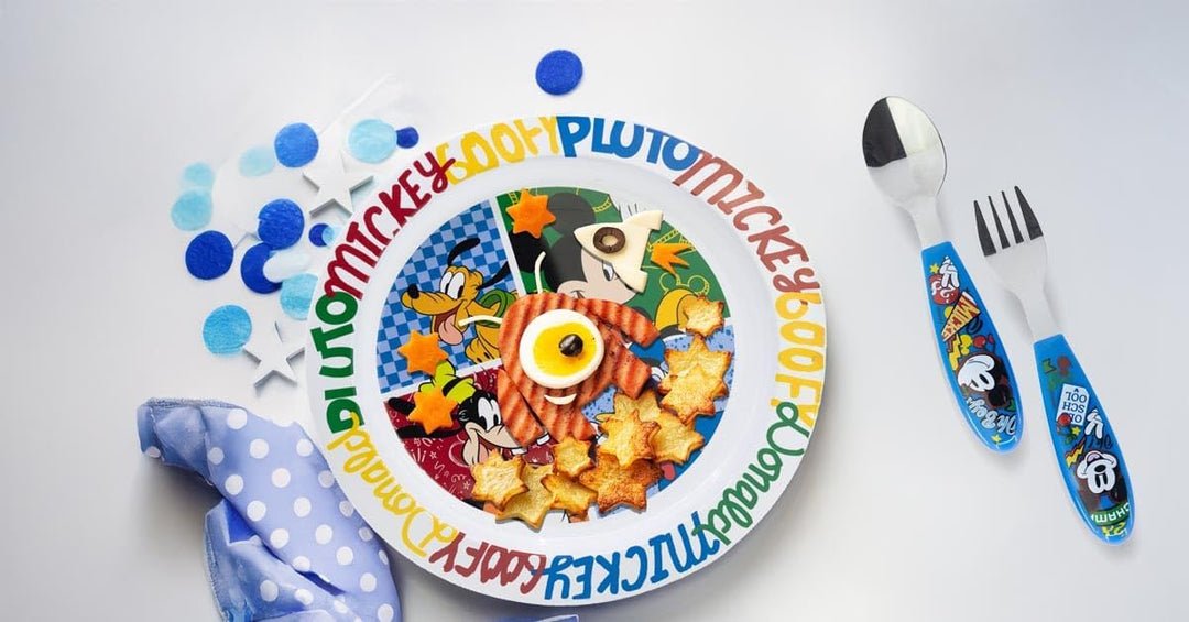 Kindergeschirr set, kinderbesteck Edelstahl, Wiederverwendbares geschirr Set, Kinder Essgeschirr, Mi