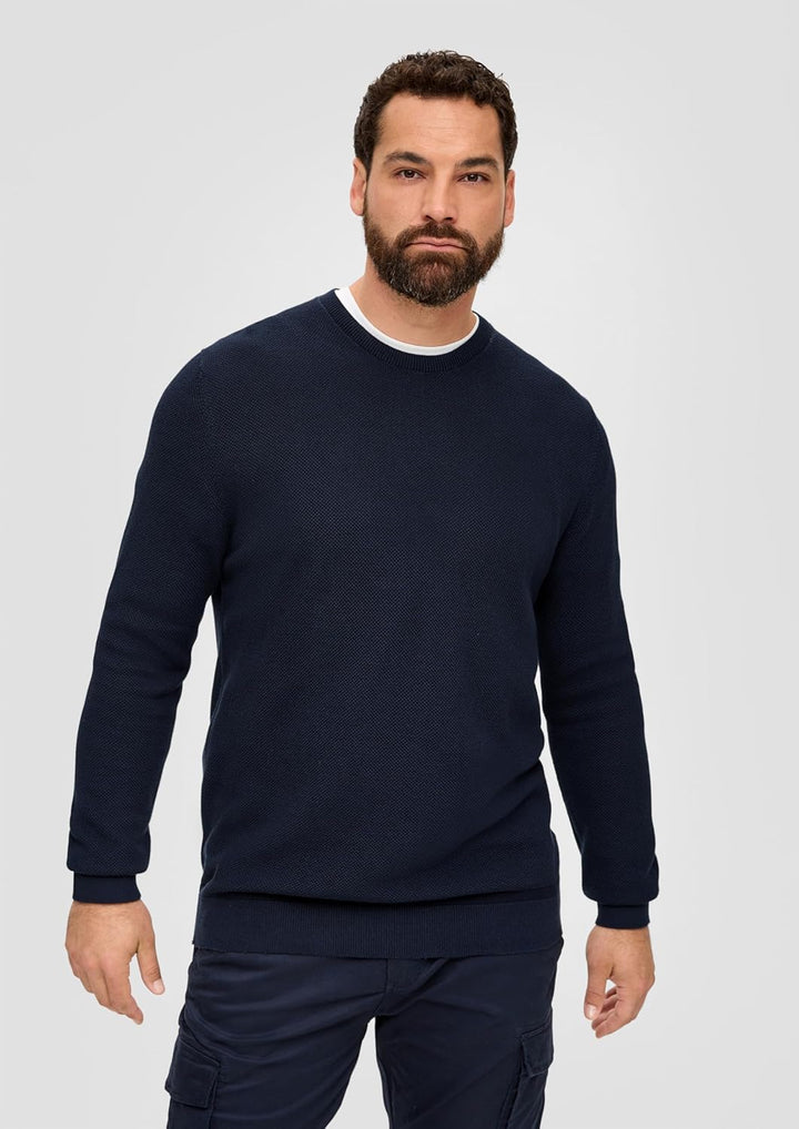 s.Oliver Herren 10.3.11.17.170.2133816 Pullover 5978 Blau S, 5978 Blau S