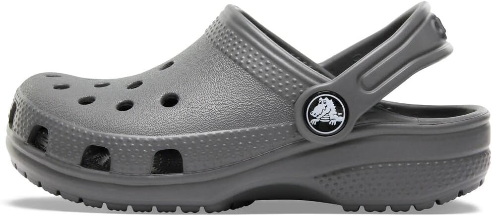 Crocs Unisex Kids Classic Clog T 19/20 EU Slate Grey, 19/20 EU Slate Grey