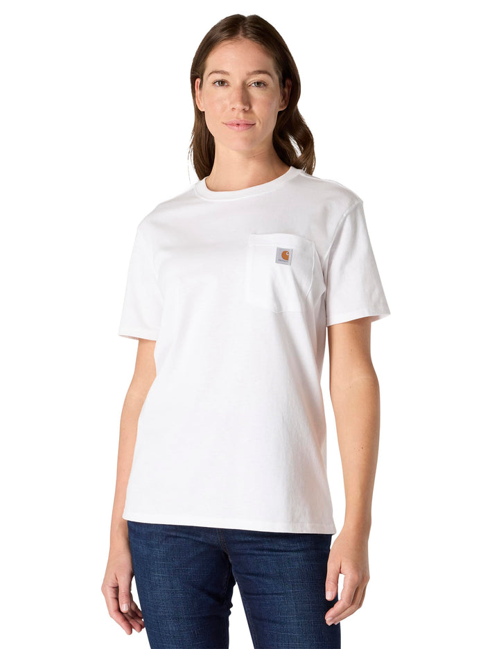 Carhartt Damen Arbeits-T-Shirt XXL Weiss, XXL Weiss