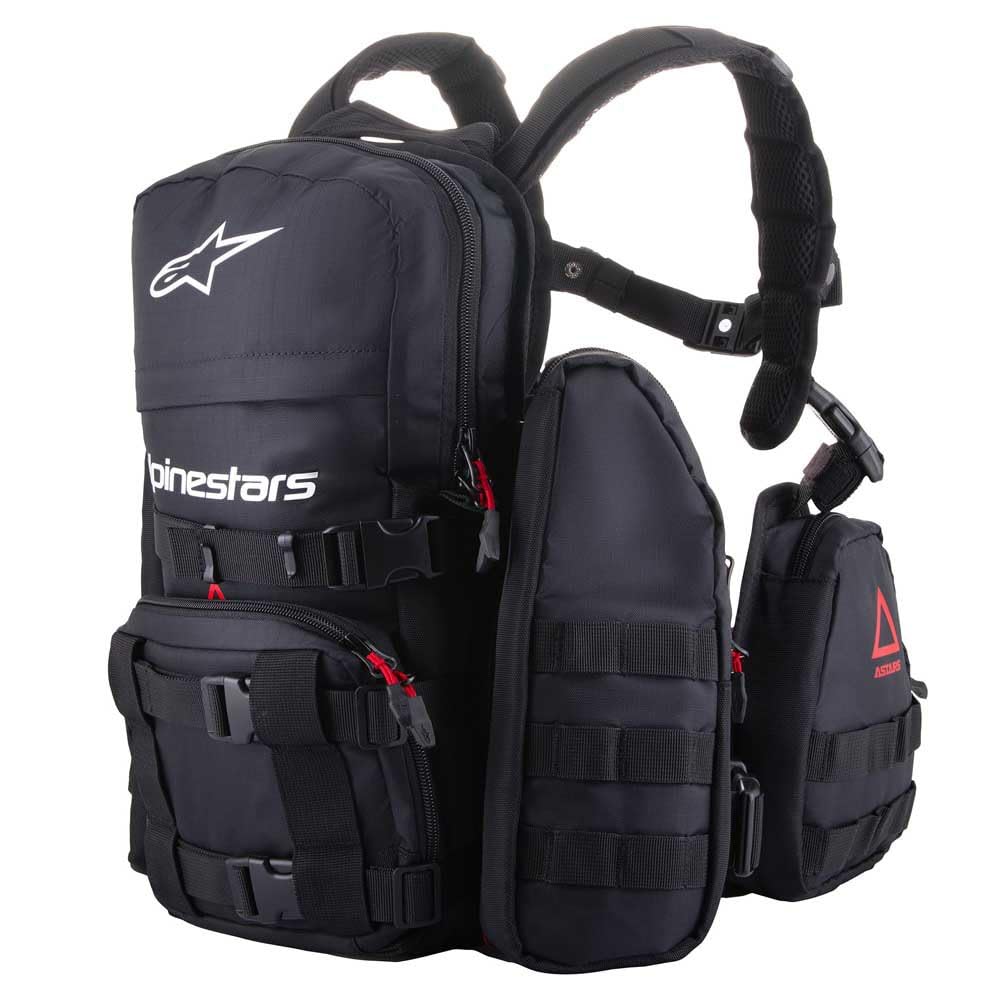 Alpinestars Techdura Tactical Pack Backpack One Size Schwarz-weiss, Schwarz-weiss