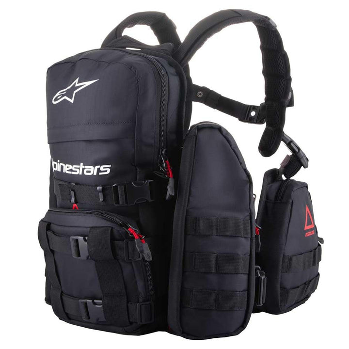 Alpinestars Techdura Tactical Pack Backpack One Size Schwarz-weiss, Schwarz-weiss