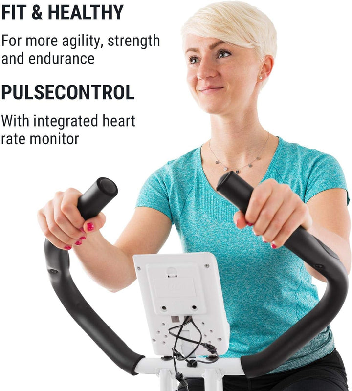 Capital Sports Azura Air Heimtainer, F Bike mit Magnet-Widerstand, Heimtrainer-Fahrrad Klappbar, Fit