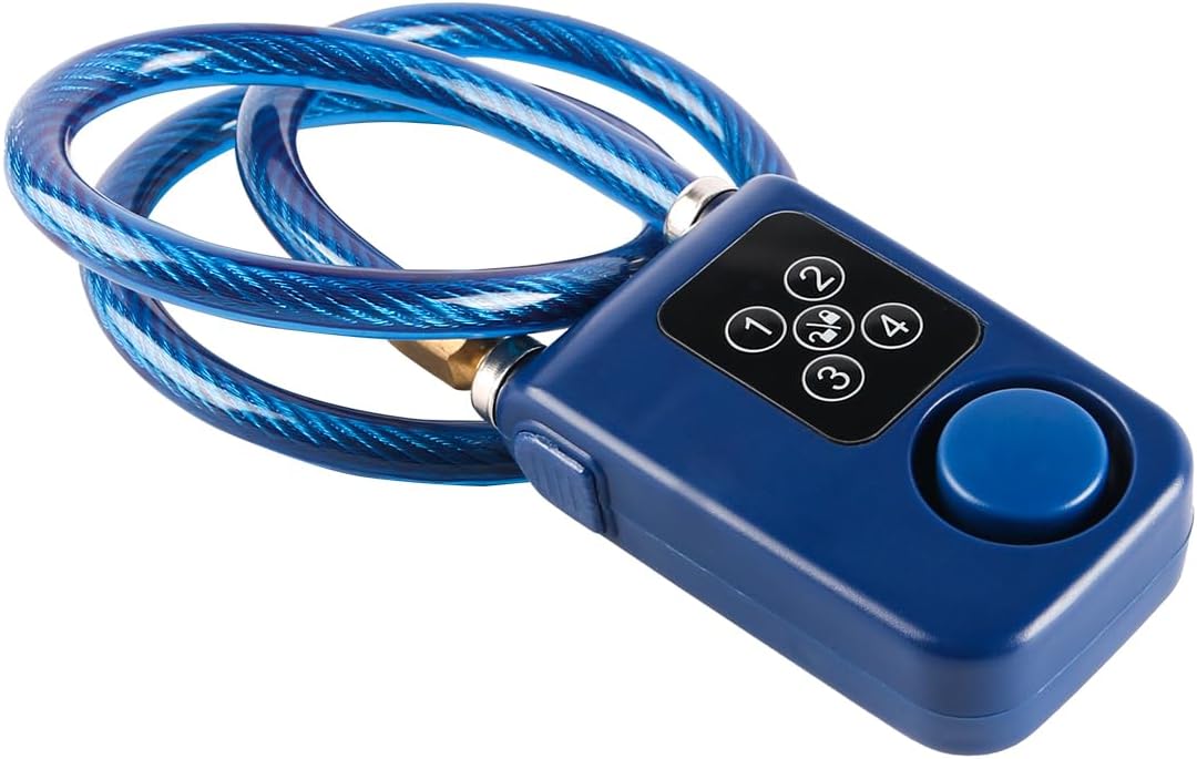 Smart Lock für Fahrräder und Elektroautos, Fernbedienungscode-Alarmschloss für verbesserte Sicherhei