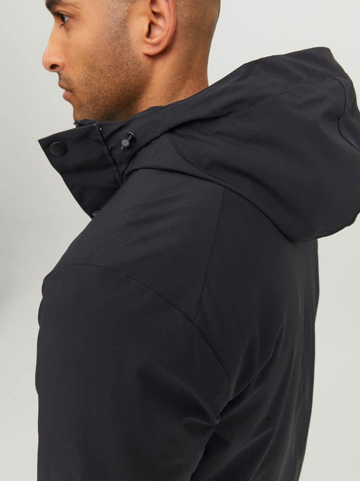 JACK & JONES Male Parka Parka S Schwarz, S Schwarz