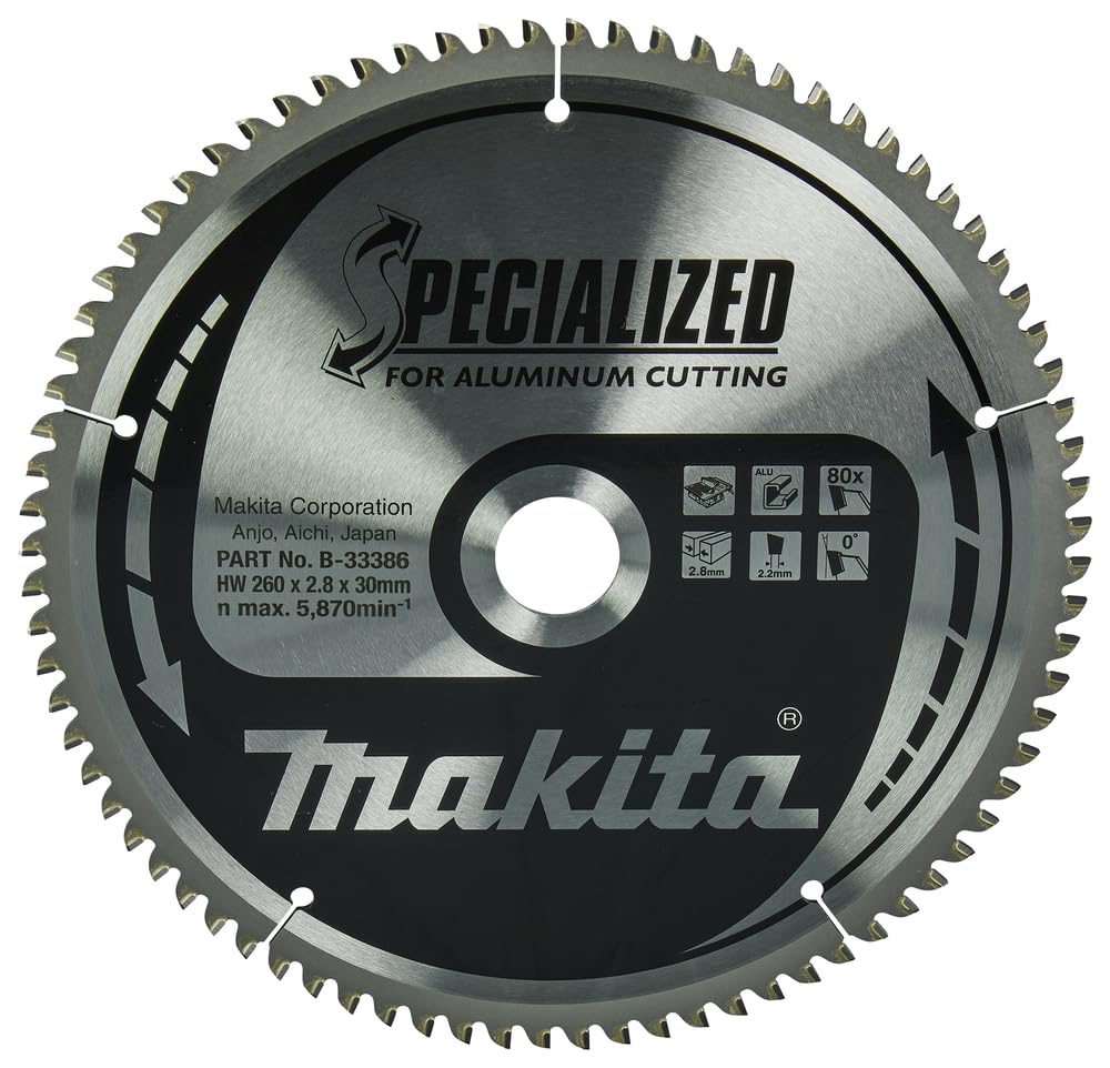 Makita Specialized Saegeblatt, 260 x 30 mm, 80Z, B-33386