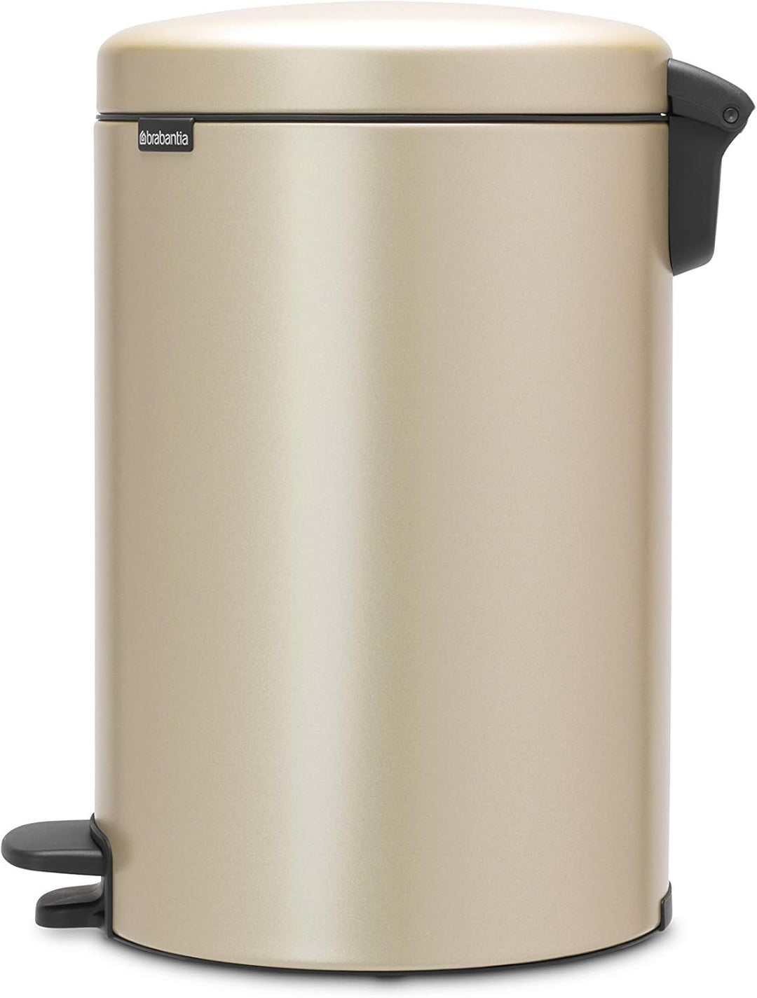 Brabantia Treteimer, Metallic Gold, 20L 20 Liter Champagne, 20 Liter Champagne
