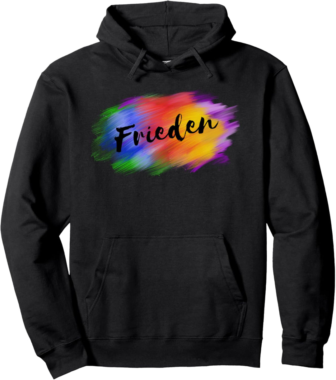 Frieden Solidarität Menschen Design Pullover Hoodie