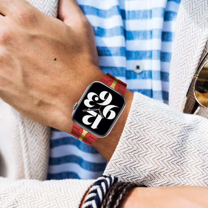 ANYE Kompatibel mit Apple Watch Armband 41mm 40mm 38mm, Armband Apple Watch Series 8 Series 7 Edelst