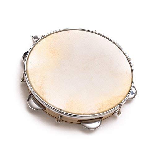 Capoeira Leder Pandeiro Schlagzeug Tamburin Samba Brasil Holz Musikinstrument 8 "