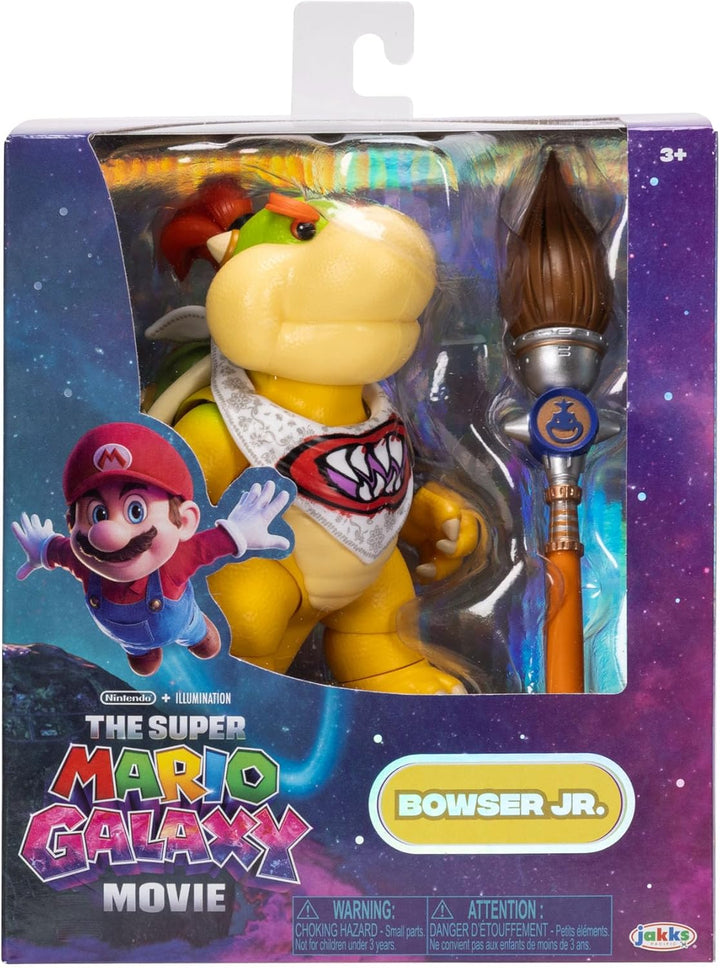 „Super Mario Galaxy“-Film: Bowser Jr. 5" / 12,7 cm grosse Actionfigur mit Zubehör, offiziell lizenzi