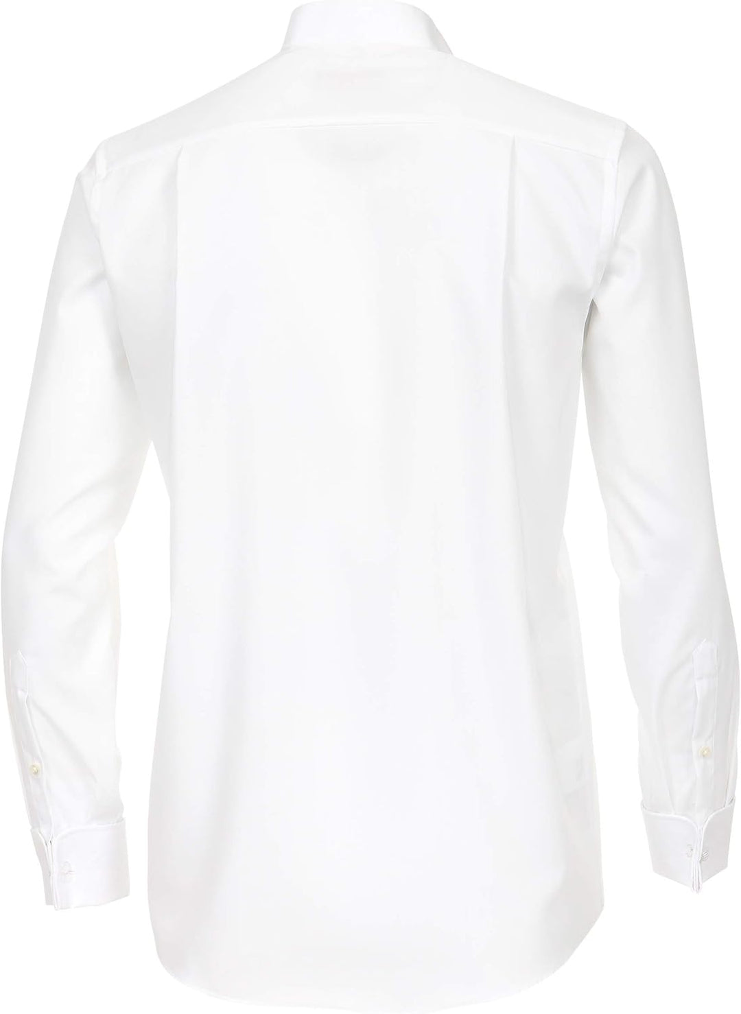 CASAMODA Herren Popeline Hemd unifarben 005350 Comfort Fit Standard 38 Grosse Grössen Weiss, Standar