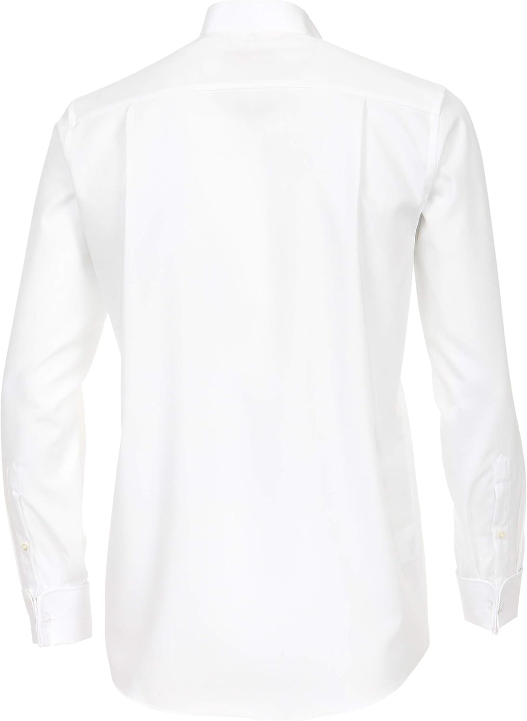 CASAMODA Herren Popeline Hemd unifarben 005350 Comfort Fit 40 40 Weiss, 40 40 Weiss