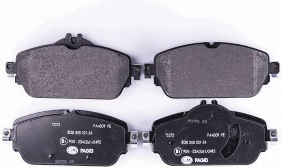 HELLA PAGID 8DB 355 021-541 Bremsbelagsatz - T2372 - Dicke/Stärke: 19.3mm - Bremssystem: TRW - für V