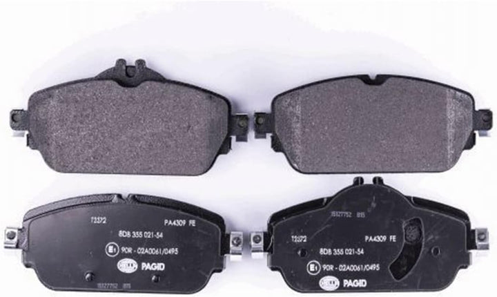 HELLA PAGID 8DB 355 021-541 Bremsbelagsatz - T2372 - Dicke/Stärke: 19.3mm - Bremssystem: TRW - für V