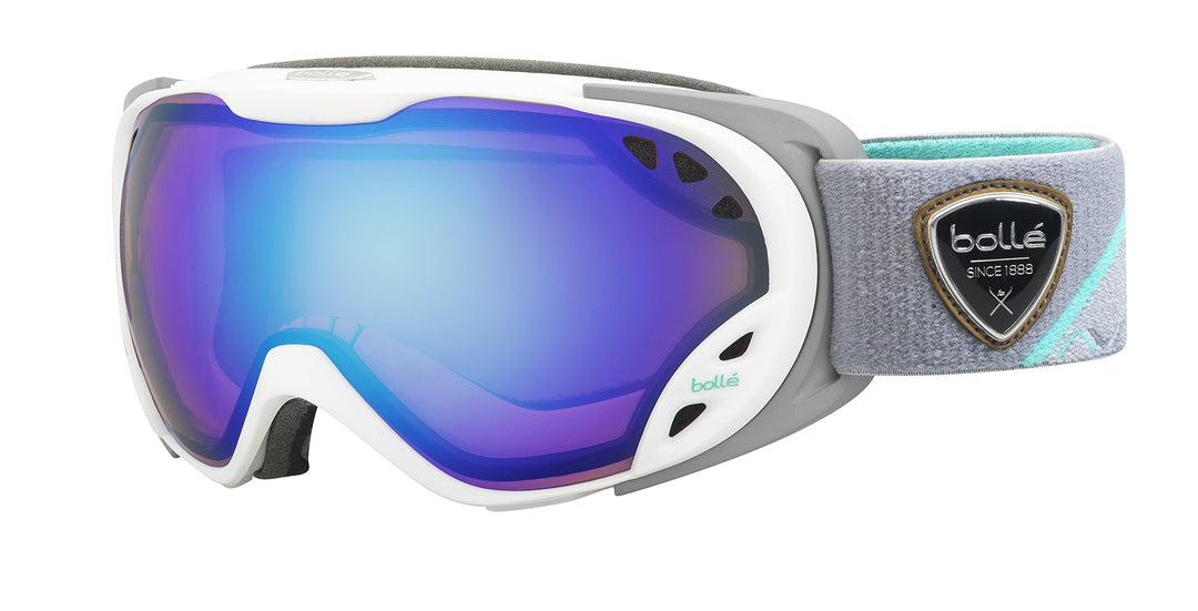 Bollé Damen Duchess Modulator Light Control Schwimmbrille, weiss/grau, M
