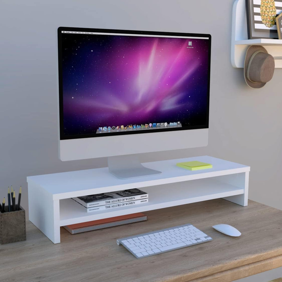 Henor, Monitorständer mit Mittelablage, TV-Bildschirmerhöhung, in FSC® Holz, 82 x 26,5 x 16 cm. Trag