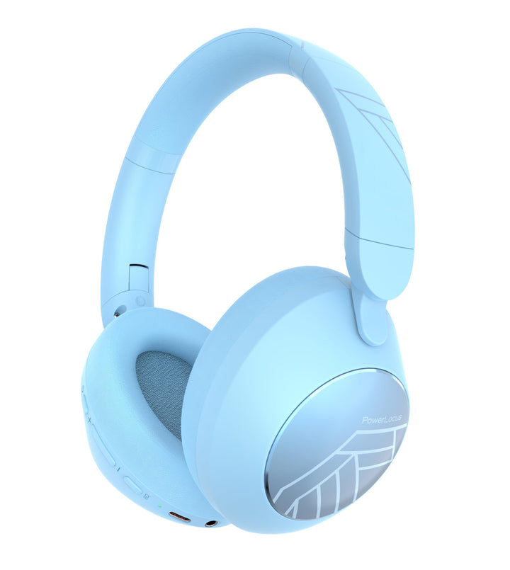 PowerLocus Bluetooth Kopfhörer Over Ear, Kopfhörer Kabellos Bluetooth mit Mikrofon, 70std Spielzeit,