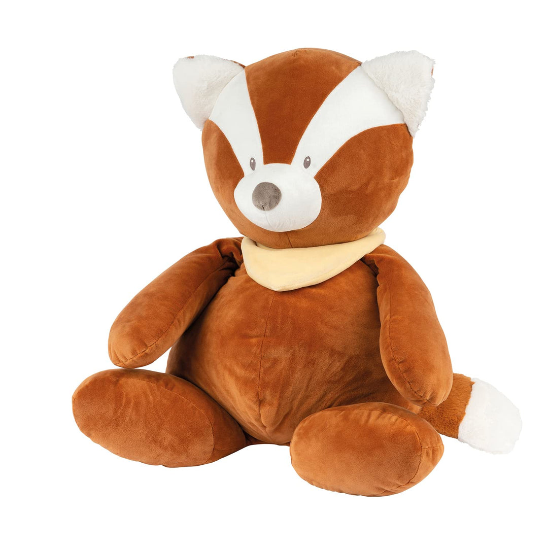 Nattou Maxi-Kuscheltier, Roter Panda Boris, Wegbegleiter ab der Geburt, Ca. 75 cm, Vegan, Boris & Ju