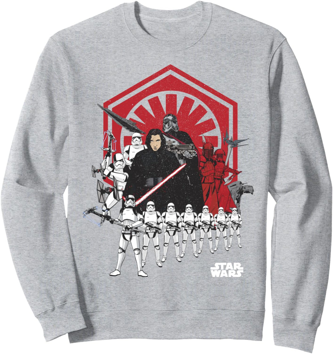 Star Wars Last Jedi Kylo Ren First Order Assemble Sweatshirt