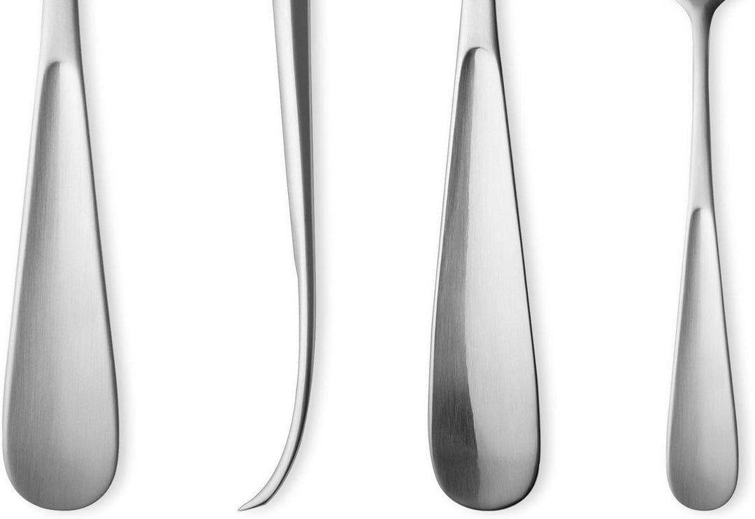 Georg Jensen GJ 106246 Besteck 4 Stück Matt, Edelstahl, stainless steel, 4 x 19,1 x 26,3 cm