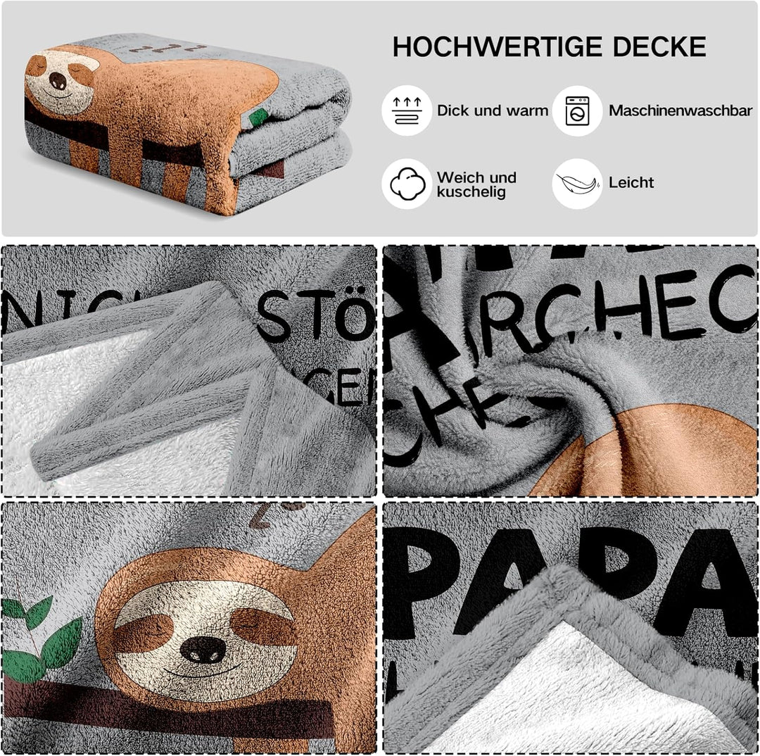 Papa Geschenk 1.3 * 1.5 M Decke Graue-papa, Graue-papa