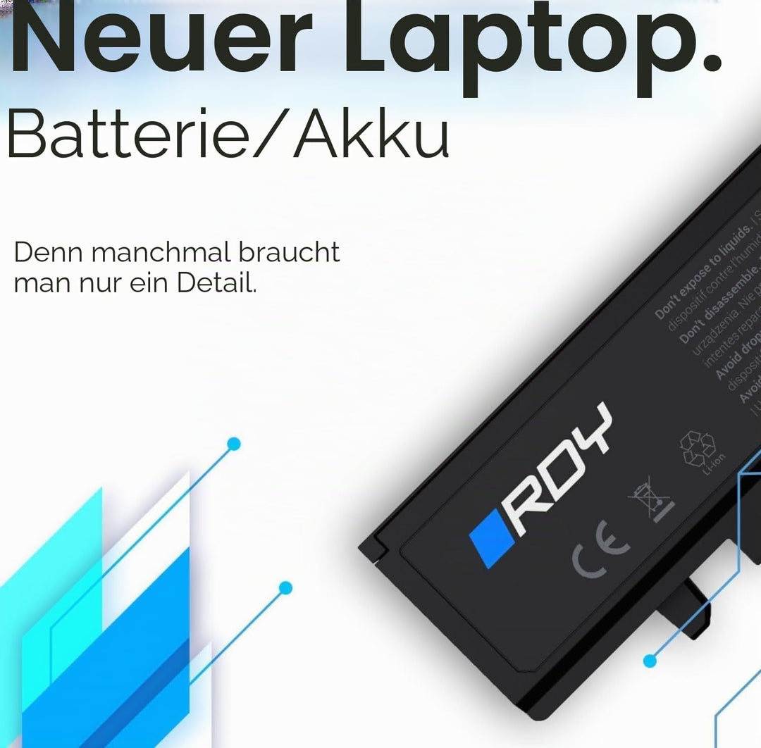RDY Laptop Akku A1496 A1405 A1377 Notebook Batterie für Apple MacBook Air 13 A1466 A1369 (2010, 2011