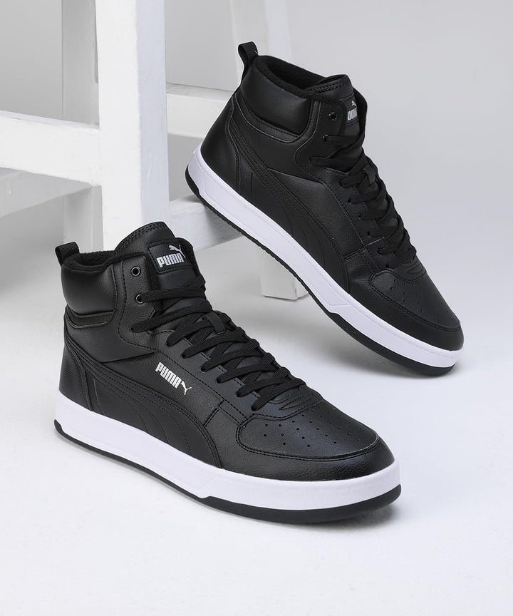 PUMA Unisex Caven 2.0 Mid WTR Sneaker 42 EU Puma Black Puma Silver Puma White, 42 EU Puma Black Puma