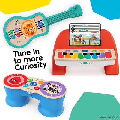 Baby Einstein 12609 Hape Sing & Strum Magic Touch Ukulele, Musikspielzeug aus Holz, mit 6 Melodien u