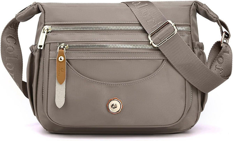 FANDARE Ultraleicht Damen Umhängetasche Nylon Schultertasche Handtaschen Elegant Umhängetasche mit v